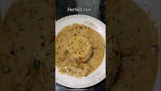 Herbed rice recipe shorts recipe [upl. by Lidah]