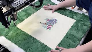 Add Minky Borders and Freehand Quilting with your Quilting Machine [upl. by Jerman]