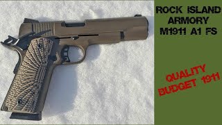 Rock Island Armory M1911 A1 FS Review [upl. by Enamrahs]