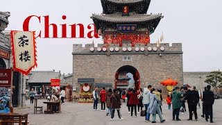 China Shanxi Taiyuan Ancient County walk tour page 1，3D HD sound [upl. by Eledoya285]