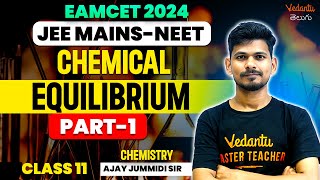 Chemical Equilibrium Class 11  Part 1  Important Chapter  EAMCET JEE NEET 202425  Ajay jummidi [upl. by Narual217]