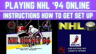 Play NHL 94 Online  SNES amp GenesisMega Drive [upl. by Eiramit]