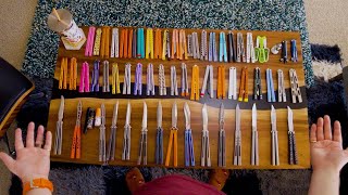 EVERY Balisong in my MASSIVE Collection  2023 Edition [upl. by Binette512]