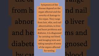 Symptoms Of Haemochromatosis shorts [upl. by Elaynad]