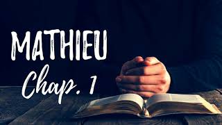 MATTHIEU Chap 1 Bible audio [upl. by Ellennod]