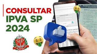 COMO PAGAR IPVA SP E TAXA DE LICENCIAMENTO ANUAL 2024 [upl. by Diahann345]