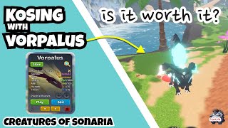 KOSing with Vorpalus  Creatures of Sonaria Gameplay [upl. by Linders550]