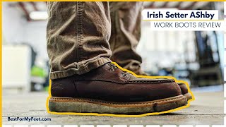 Irish Setter Ashby Work Boots Review Tested On Smooth Concrete Floors [upl. by Friedly]