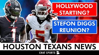 Houston Texans News Hollywood Brown Starting John Metchie out Stefon Diggs Reunion [upl. by Yeltneb]