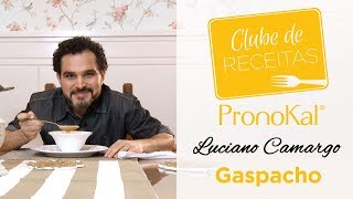 Gaspacho  Clube de receitas PronoKal  Luciano Camargo [upl. by Kaslik919]