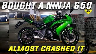 My kawasaki Ninja 650 er6f Owners review acceleration exhaust [upl. by Yttig]