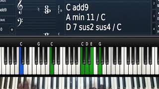 C Major Tritones and Passing Chords for the 2 and the 6 [upl. by Nnav]