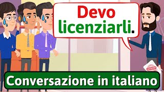 Conversazione Naturale in Italiano In ufficio  Impara litaliano  LEARN ITALIAN [upl. by Byron]