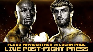 Floyd Mayweather vs Logan Paul POSTFIGHT PRESS CONFERENCE [upl. by Euk]