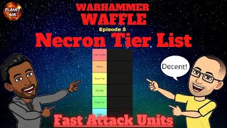 Necron Codex  Tier List  FAST ATTACK  9th Edition  Warhammer 40k [upl. by Efthim]