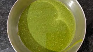 Pudina chutney recipe Mint chutneyHow to make pudina chutneyGreen chutney Tandoori mint chutney [upl. by Enorel392]