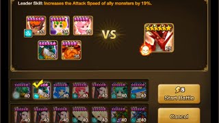 Summoners War Clear B10 Dragon with 23 team [upl. by Otrebtuc96]