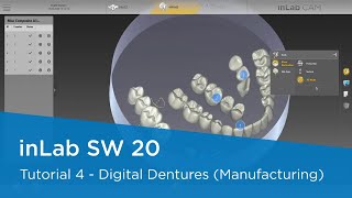 inLab SW 20 Tutorial 4 – Digital Dentures Manufacturing [upl. by Licec555]