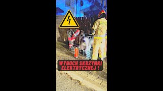 Wybuch skrzynki elektrycznej💥🔌 [upl. by Meridel667]