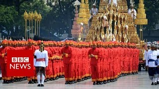 Cremation ceremony for late Thai king begins  BBC News [upl. by Orodisi]