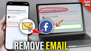 How to remove email address from Facebook  Full Guide pc amp mobile [upl. by Doraj]