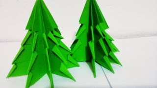 CUM SA FACI BRAD DIN HARTIE FOARTE SIMPLU  Paper christmas tree DIY [upl. by Iak988]