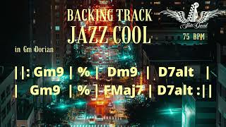 Backing Track Cool Jazz in Gm Dorian [upl. by Magen288]