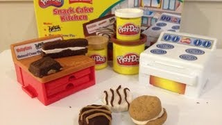 PlayDoh Little Debbie Snack Cake Kitchen Yummy Candy Treats [upl. by Erdnael9]