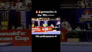 1990’s Gymnastics Was UNREAL🔥🔥gymnast gymnastics [upl. by Biondo]