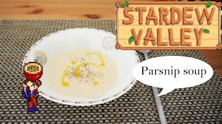 팸의 최애 스타듀밸리 설탕당근 수프Parsnip soup 진짜 신기한 식재료 파스닙 게임요리 [upl. by Barnaby]