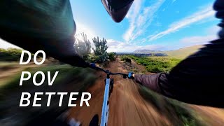 Copy these tricks for WARPSPEED mountain bike POV shots [upl. by Sancho624]