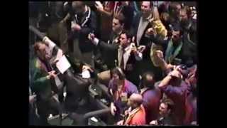 Chicago Board of Trade Futures Trading Pits [upl. by Ardnasirk]