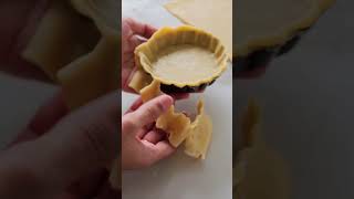 How to make Tart Shells  Pâte Sablée Sucrée shorts tart baking asmrsounds [upl. by Eves749]