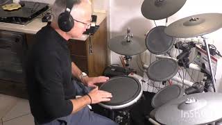 Stylo e Space Motion  Yeke Yeke remix  Drum Cover by baccio62 [upl. by Darra8]