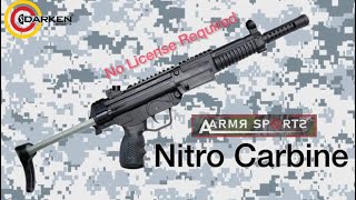 Aarmr Nitro Carbine l No License Required l Darken Sports [upl. by Aneeb494]