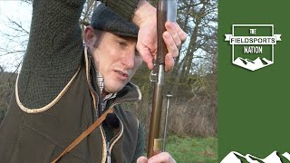 How to load a muzzleloader with shot [upl. by Winson]