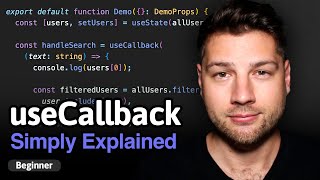 Learn React Hooks useCallback  Simply Explained [upl. by Brinn]