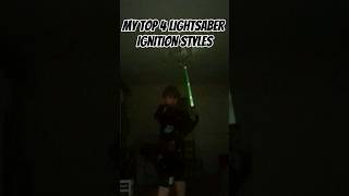 Which Lightsaber Ignition is your favourite starwars lightsaber shorts lightsabertraining [upl. by Noirred]