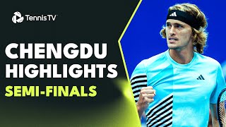 Zverev Takes On Dimitrov Musetti Faces Safiullin  Chengdu 2023 SemiFinal Highlights [upl. by Tj]