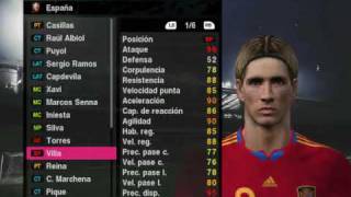 PES 2010 SPAIN NEW KIT SOUTH AFRICA 2010 EXCLUSIVE [upl. by Morice]