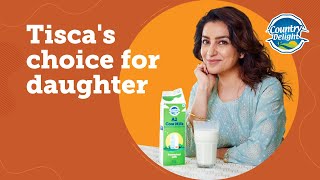 Tisca Chopra trusts Country Delight A2 Cow Milk for Tara [upl. by Gnouhc]