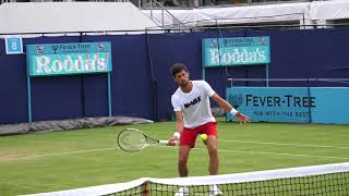 Djokovic Volley Slow Motion 2018 HD [upl. by Annayi963]