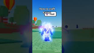 How to craft karma aura in aura craft aura craft roblox [upl. by Notloc727]