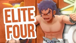 BATTLE BRUNO  FIGHTING TYPE ELITE FOUR Pokémon Lets Go [upl. by Peterec]