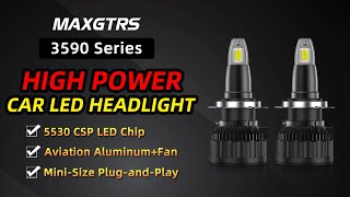 3590 Series High Power Car LED Headlight [upl. by Thgiwed]