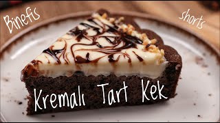 Kremalı Tart Kek  Binefis shorts [upl. by Gilmore]