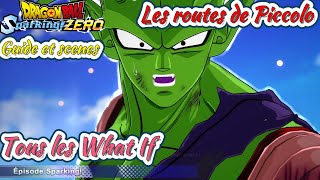 Dragon Ball Sparking Zero Piccolo Choix qui diffèrent de lhistoire principale What If Story [upl. by Thorr]