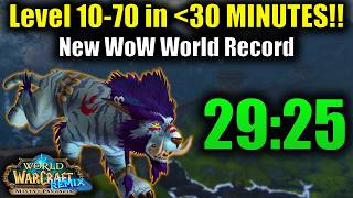 The Fastest WoW Speedrun Ever 1070 In Under 30 Minutes [upl. by Riorsson843]