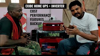 Exide 1450 VA 12V  230AH Battery CostPerformanceFeatures [upl. by Acimad]