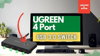 UGREEN 4 Port USB 30 Switch  Unboxing amp Review [upl. by Bullard]